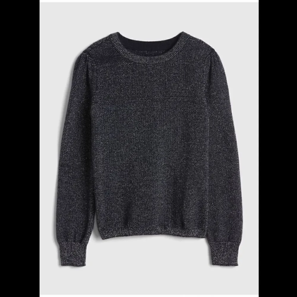 New GAP KIDS Navy Metallic Sparkle Sweater xxl